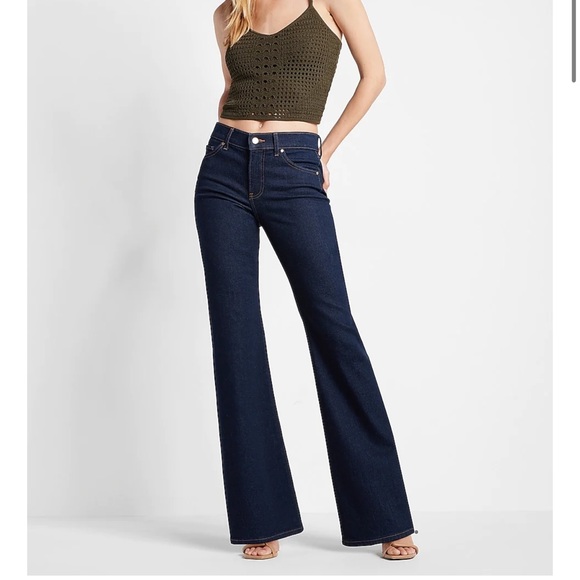 EXPRESS 70s FLARE JEAN - Picture 1 of 6